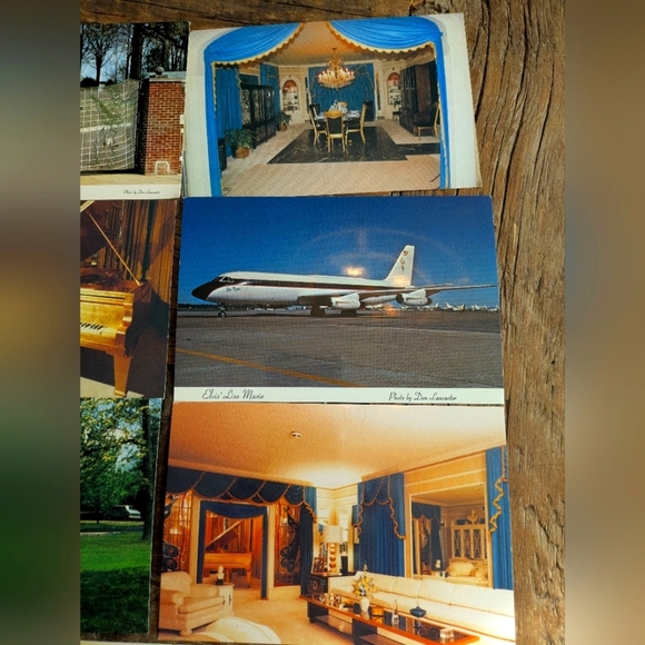 Graceland Elvis Presley Vintage Postcard Lot Of 7 Memphis Tennessee 80s‎ - Picture 3 of 6